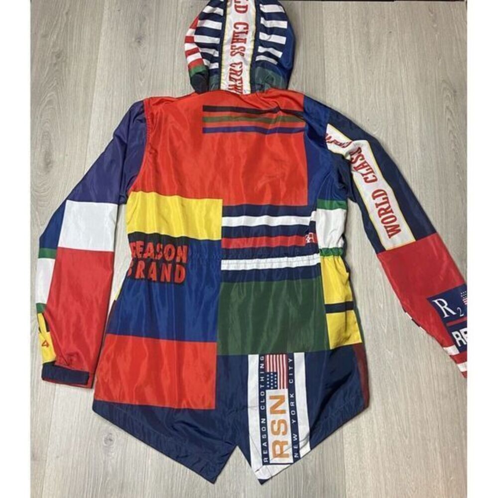 Reason Jacket Womens Medium Colorblock Windbreake… - image 2